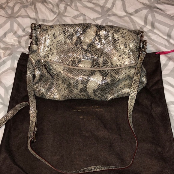 kate spade snakeskin backpack